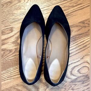 H&M / Black Flats / Suede / US 38 / 7
